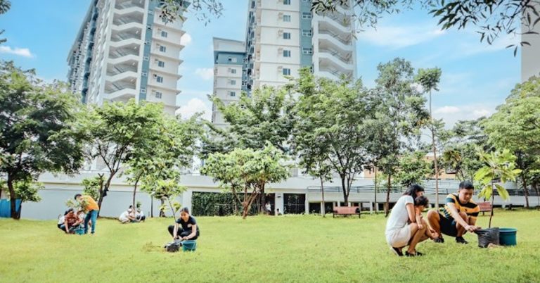 SMDC embodies sustainability through community initiatives such as tree-planting