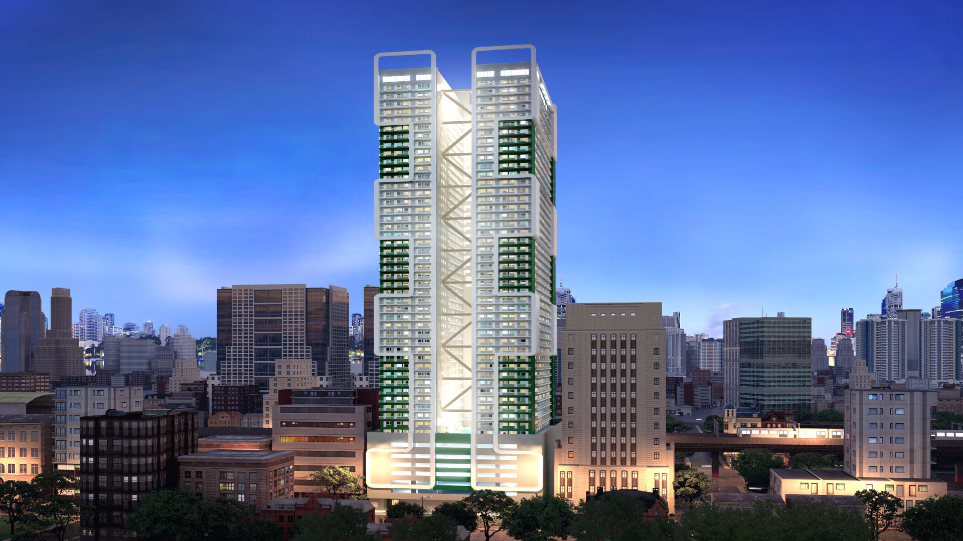 Innovative vertical communities designed to redefine city living with seamless connectivity and modern architecture