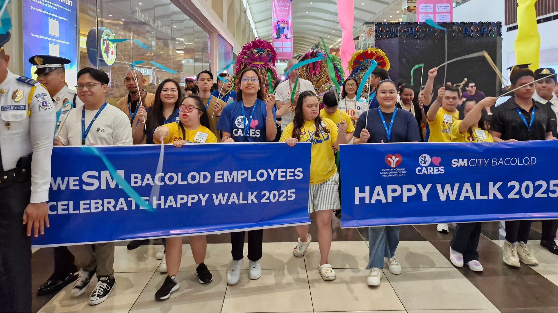 AweSM employees from SM City Bacolod walk with the Down Syndrome community, strengthening our commitment in promoting inclusivity and acceptance.