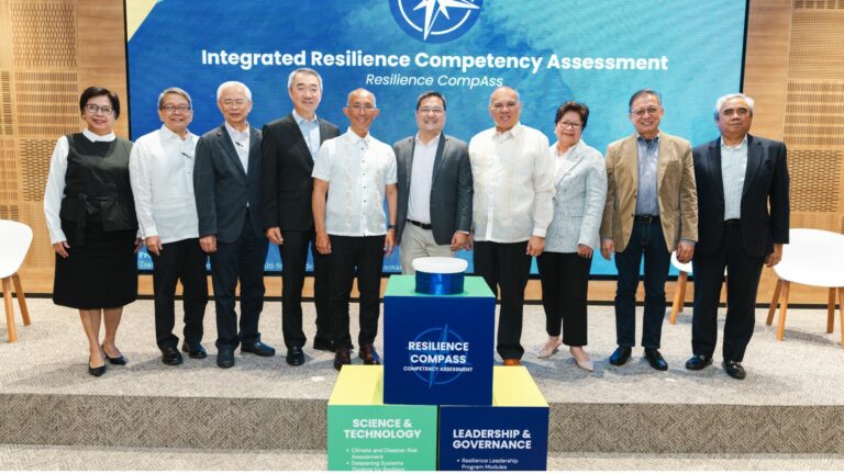 The National Resilience Council (NRC) Board launches the Resilience Competency Assessment (CompAss) at the colloquium together with representatives of the Department of Environment and Natural Resources, Department of National Defense, the United Nations ARISE Private Sector Alliance for Disaster Resilient Societies - Philippine network, and the City Mayor of Baguio, Hon. Benjamin Magalong, and Mayor of the Municipality of Tiwi, Albay, Hon. Jaime Villanueva.