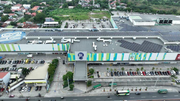 SM City Tanza powers up with 2,286 solar panels, generating a peak capacity of 1,257.30 kW—part of SM Supermalls' commitment to clean and sustainable energy