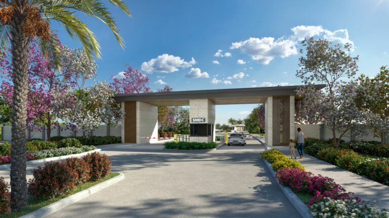 Framed by lush gardens and thriving native flora, the gate and guardhouse offer more than just security—they signal a sanctuary where safety and serenity coexist