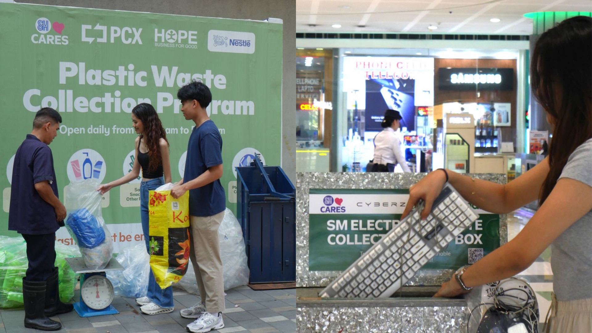 Unused and damaged electronic items are being let go through SM’s E-Waste Collection located at Cyberzone.