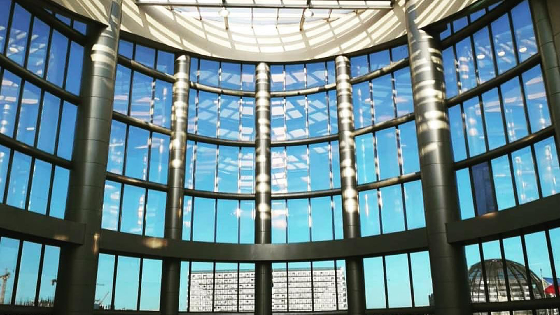 Natural light streams through the skylights of SM Supermalls, helping reduce electricity consumption while creating a bright, welcoming space