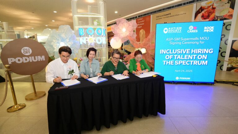 Strengthening our commitment to a more inclusive community, SM Supermalls and ASP sign the Memorandum of Understanding for Inclusive Hiring of talents on the spectrum.