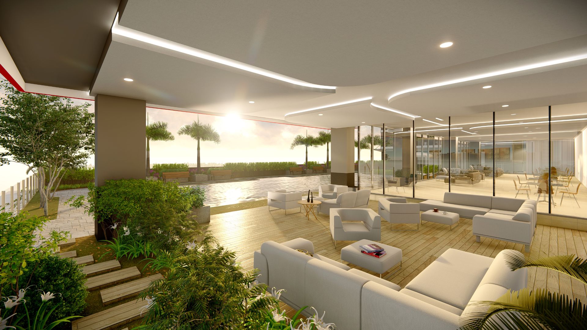 Where the sun dips low and ideas rise-Red Residences' Sunset Lounge offers not Just a view, but a vantage point for deep thoughts, meaningful talks, and spontaneous conversations worth slowing down for.