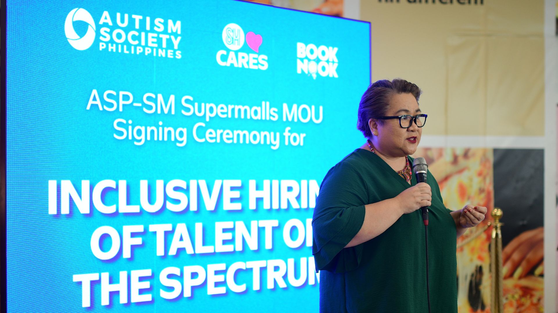 A strong advocate for inclusivity, Country Manager of ASP Autism Works Ms. Mona Magno Veluz remains a dedicated champion for embracing diversity, guiding the community towards acceptance and empowerment.