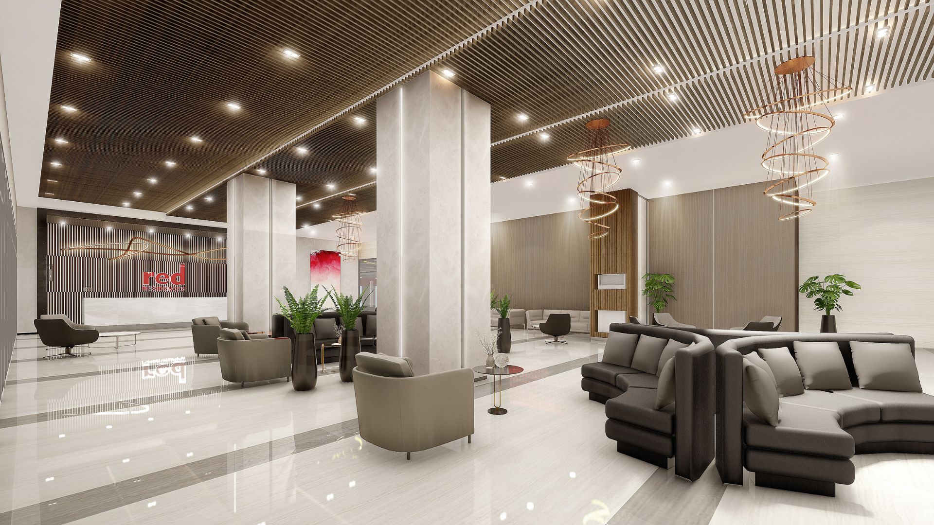 A Lobby that speaks with presence, not volume-where quite sophistication meets intentional design, capturing the confidence of Makati's new creatives that turn spaces into bold statements.